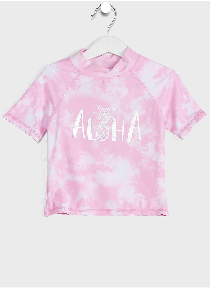 MINOTI - Kids Tie Dye T-Shirt & Knickers Set - Image 1