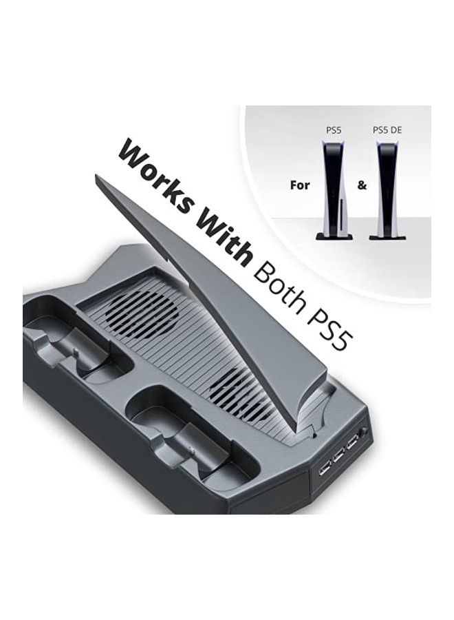 NIBEMINENT PS5 Stand Compatible PlayStation 5 Console Cooling - Image 3