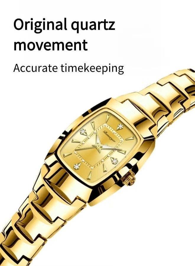 BONARGER Womens waterproof quartz watch（Gold watches, ladies quartz watches stainless steel watches, business fashion watches） - Image 5