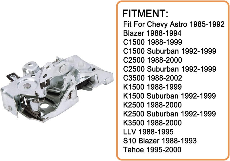 YOUYIEN Door Lock Latch Assembly Front Left LH Driver Side for Chevy GMC 1988-2002 - Image 4