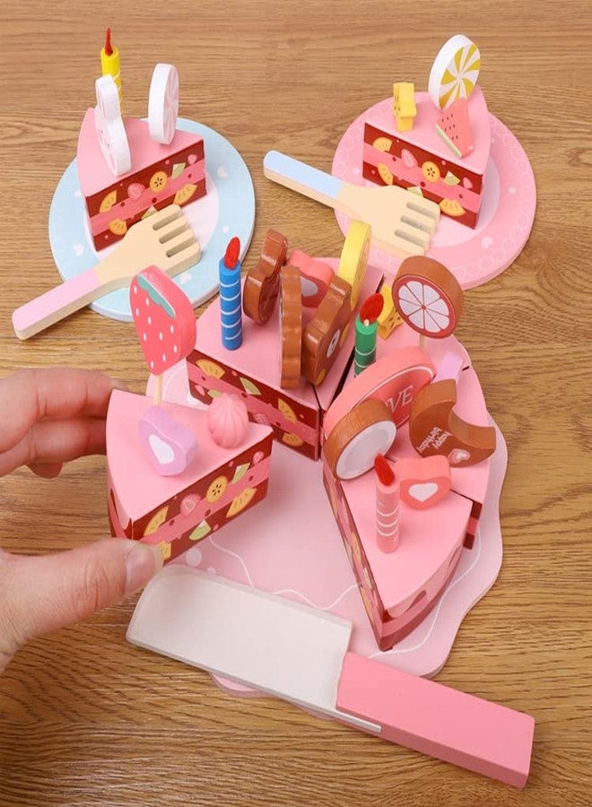 Oncarnival Children Cake Wooden Set Toys - Image 4