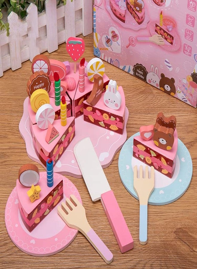 Oncarnival Children Cake Wooden Set Toys - Image 5