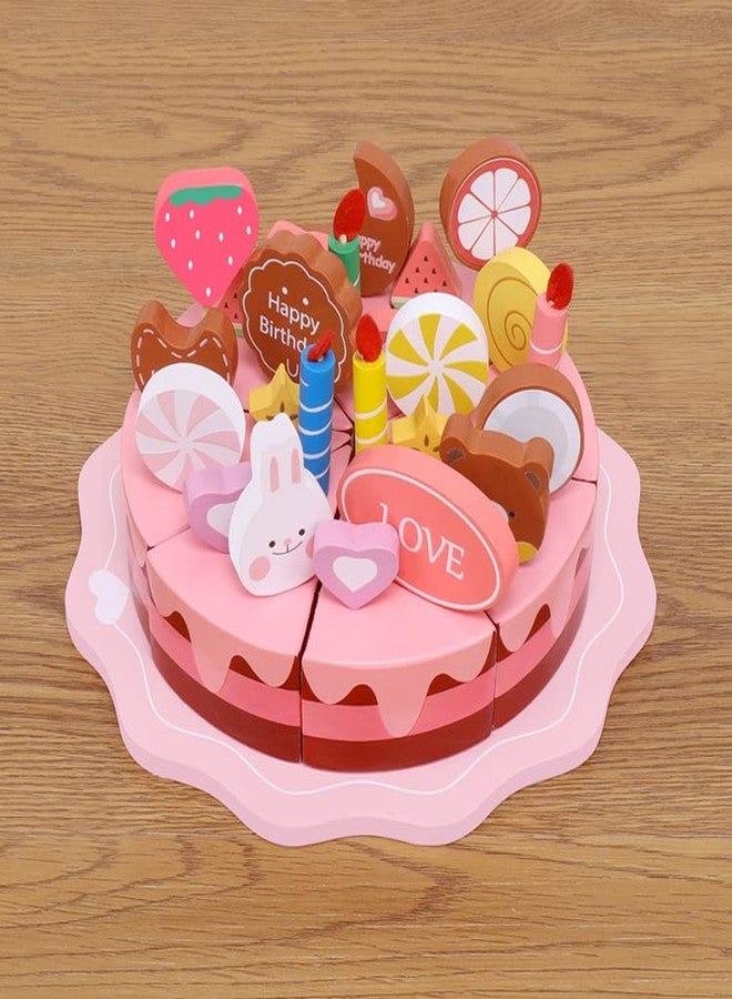 Oncarnival Children Cake Wooden Set Toys - Image 2