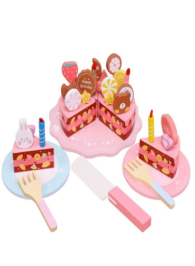 Oncarnival Children Cake Wooden Set Toys - Image 1