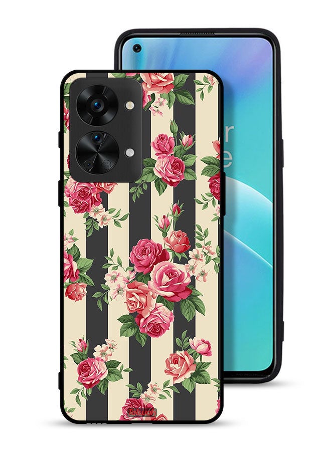 Tolwak OnePlus Nord 2T 5G Protective Case Cover Roses Pattern - Image 1