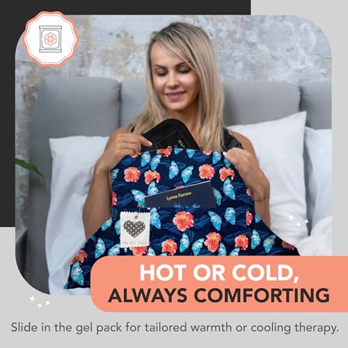W&F HOME Hysterectomy Pillow for Abdominal Surgery, C Section Pillows, Post Hysterectomy Recovery Must Haves, Recovery Gifts Products, After Surgeries Tummy Tuck Pillow, Heart Surgery Pillows - Butterflies - Image 3
