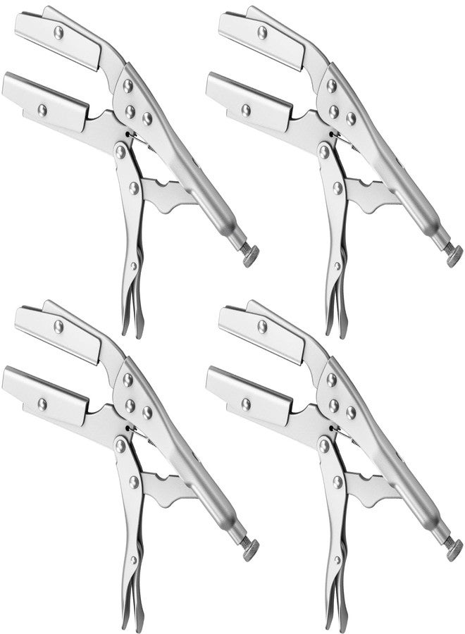Yaocom 4 Pack 10" Radiator Hose Clamp Pliers Set Heavy Duty Pinch off Locking Pliers Universal for Automobile Radiator Pipe, Vacuum Lines, Fuel Hose - Image 1