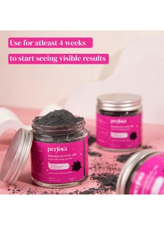 Perfora Charcoal Teeth Whitening Powder | Enamel Safe & Effective Teeth Whitener Solution Dental Kit| Stain Removal And Activated Charcoal Formula For Long Lasting Freshness | Watermelon Mint Flavour  - Image 2
