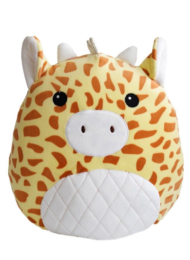 Mirada Mirada Cute Yellow Supersoft Giraffe Soft Toy/Cushion/Pillow for Girls/Kids | Stuffed Plush Animal | Ideal for Birthdays & Special Occasions - 30cm - Image 1