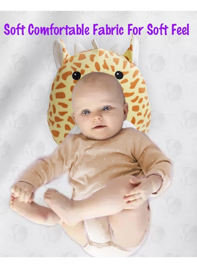 Mirada Mirada Cute Yellow Supersoft Giraffe Soft Toy/Cushion/Pillow for Girls/Kids | Stuffed Plush Animal | Ideal for Birthdays & Special Occasions - 30cm - Image 5