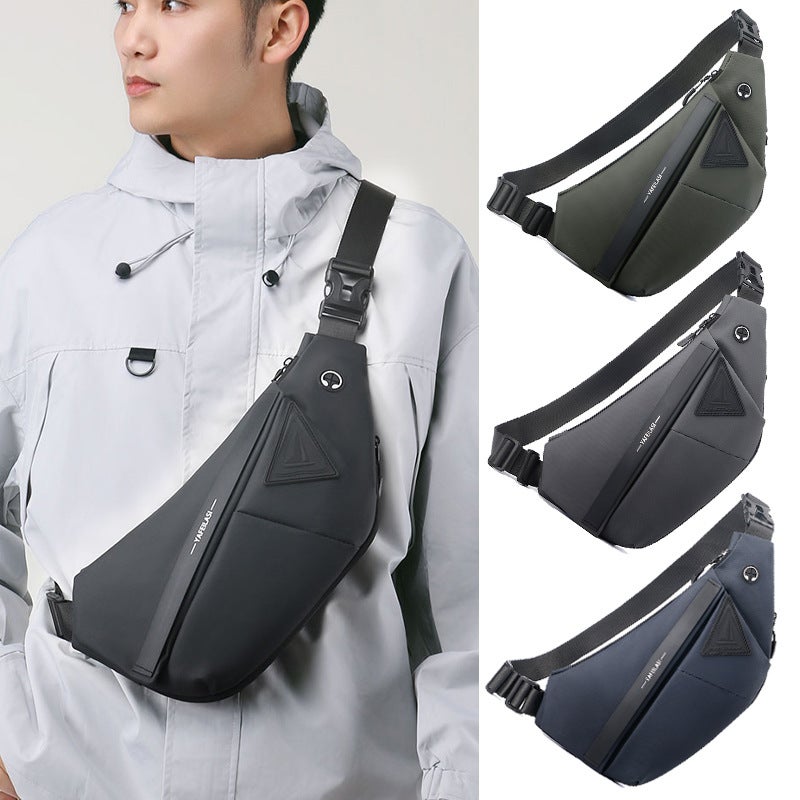 Men's Chest Bag Crossbody Shoulder Bag Waterproof Lightweight - Image 3