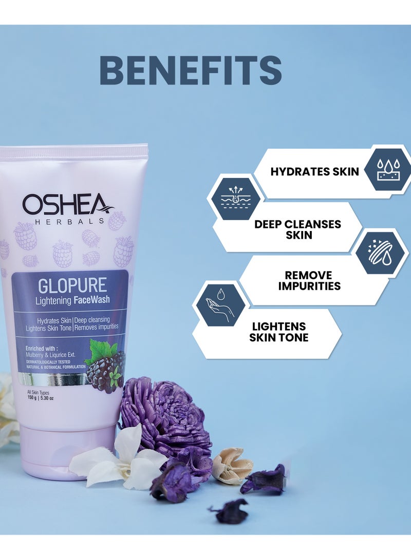 OSHEA Herbals Glopure Face Wash 150 g - Image 3
