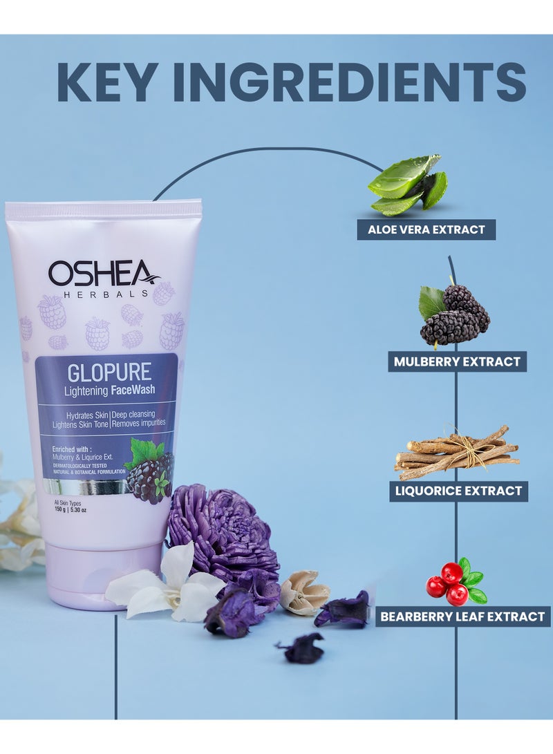 OSHEA Herbals Glopure Face Wash 150 g - Image 2