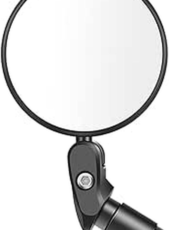 Cabilock Convex Bike Rearview Mirror Rotatable Handlebar Mount Foldable Reflective for Safe Cycling - Image 1