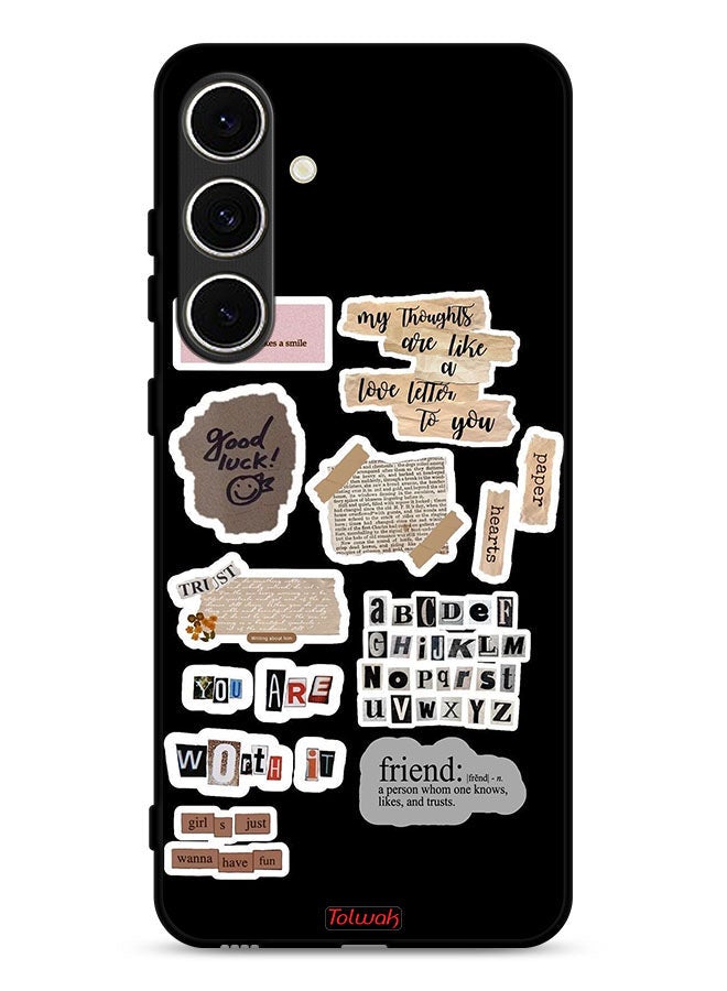 Tolwak Samsung Galaxy A56 5G Protective Case Cover Good Luck Quotes Stickers - Image 1