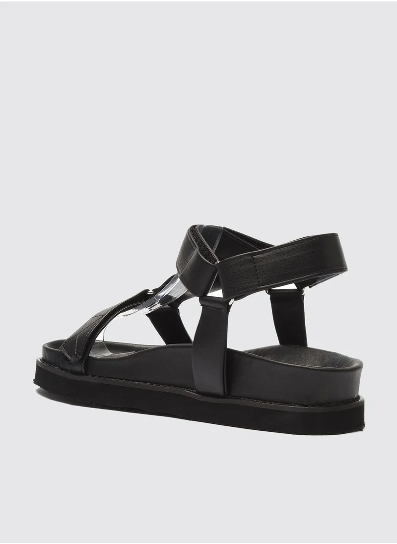 trendyol Ankle Strap Wedge Sandal