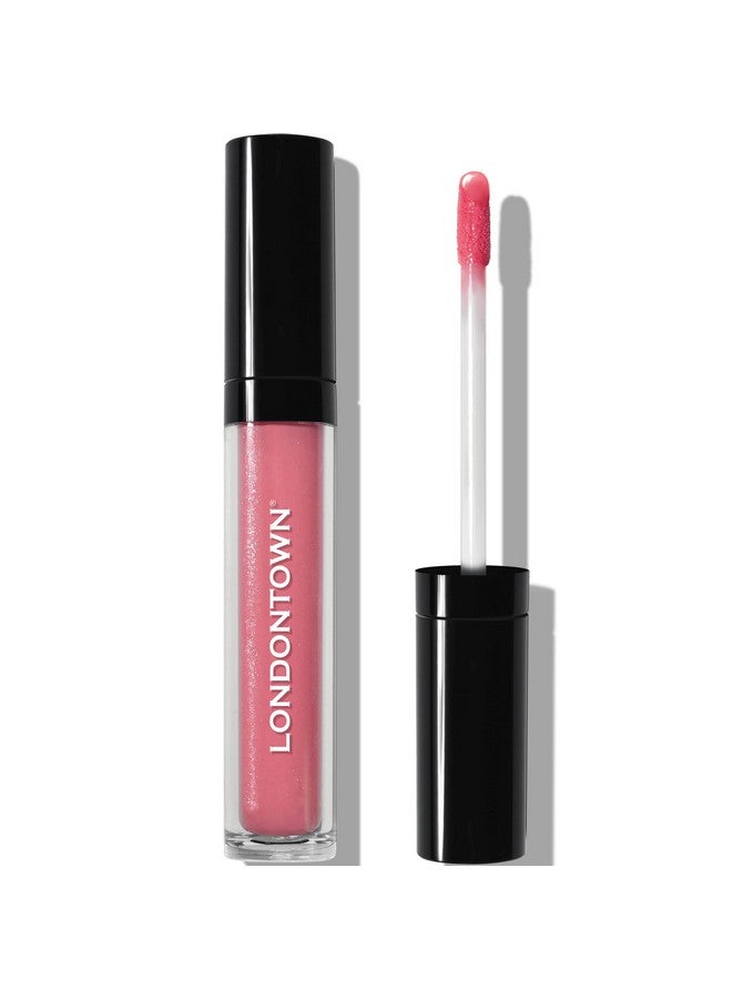 LONDONTOWN Pixie Milky Pink Plush Shine Lip Gloss Tube Deep Hydrating High Shine Sheer Tint Non Sticky Conditioning Balm - Image 2