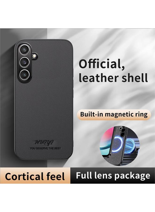 S-TOP Case For Samsung Galaxy S24 FE 5G HUIYI Leather Magnetic Phone Case - Image 2