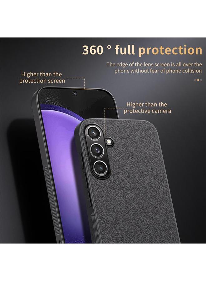 S-TOP Case For Samsung Galaxy S24 FE 5G HUIYI Leather Magnetic Phone Case - Image 4