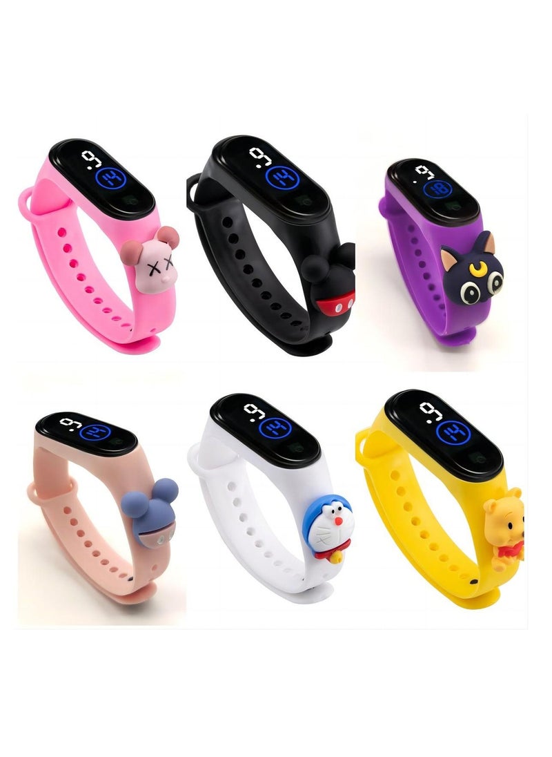 Kids' Water Resistant Silicone Digital Watch 6PCS - pzsku/ZF804C9FEECBE44C71E49Z/45/_/1680773123/e6fd6466-9ea3-4f16-a434-04cc4bbeaeed