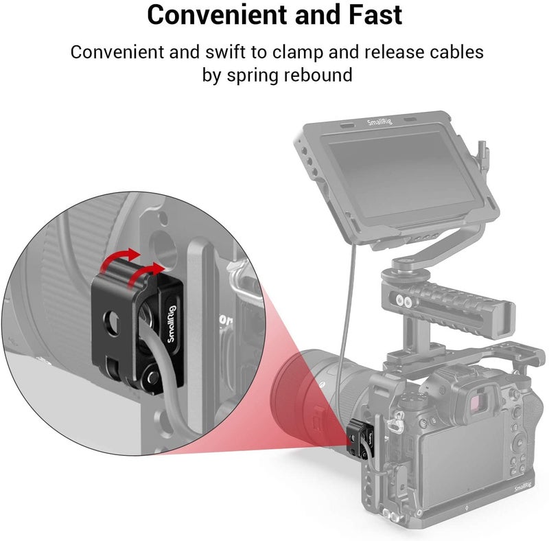 SmallRig Universal Spring Cable Clamp(2 pcs) MD2418 - Image 4