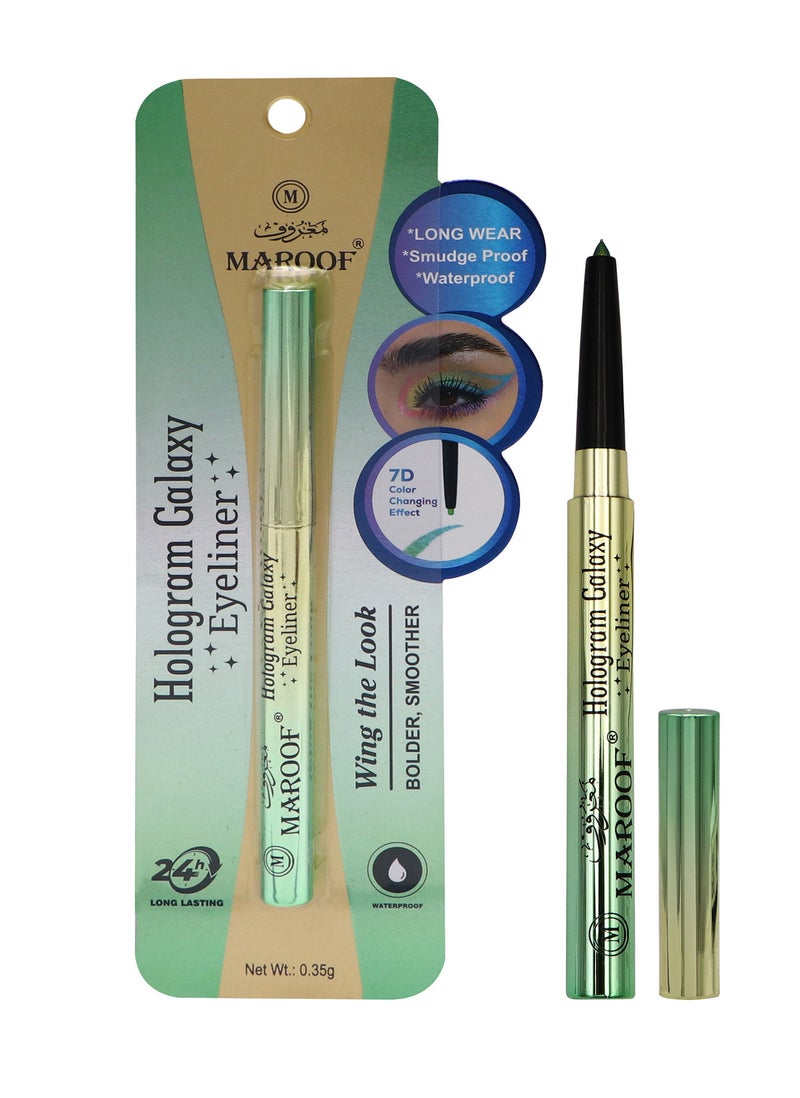 MAROOF Hologram Galaxy 24-Hour Long Lasting Eyeliner 0.35g - 02 Love Me - Image 1
