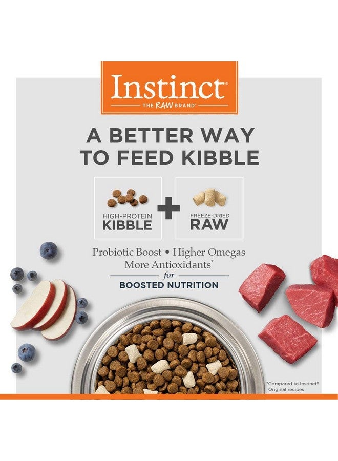 Instinct Raw Boost, Natural Dry Dog Food with Freeze Dried Pieces, High Protein, Grain Free Recipe - Real Beef, 10 lb. Bag - Image 5