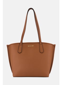 Michael Kors Women Brand Logo Tote Bag 26 H x 40 L x 13 W cm, Brown  - Image 1