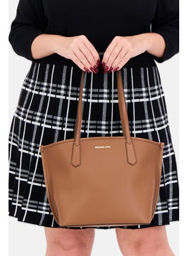 Michael Kors Women Brand Logo Tote Bag 26 H x 40 L x 13 W cm, Brown  - Image 2
