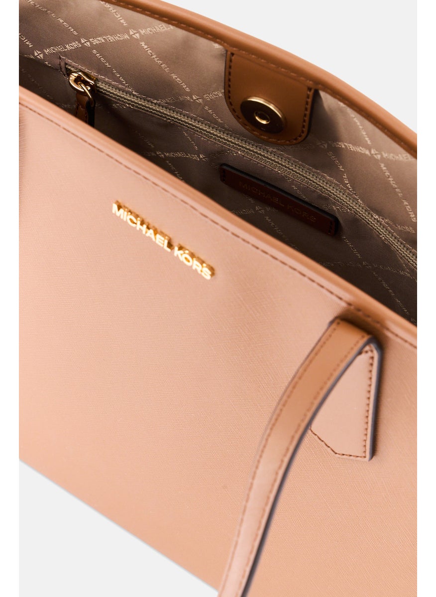 Michael Kors Women Brand Logo Tote Bag 26 H x 40 L x 13 W cm, Brown  - Image 4