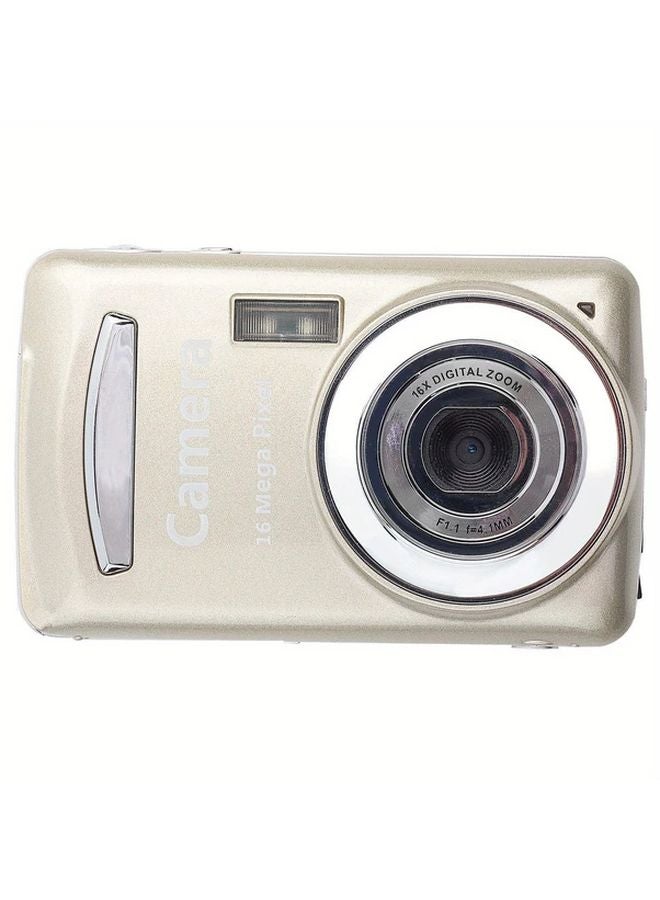 Golden 16MP Digital Camera With Flip Screen For Vlogging Travel YouTube - Image 2
