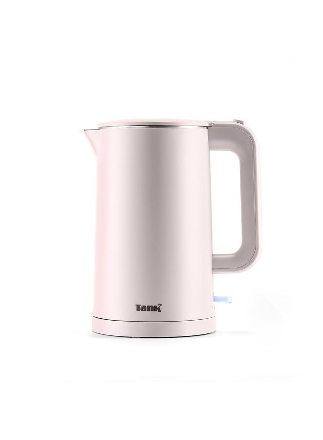 تانك غلاية كهربائية تانك سيف تاتش، 1.5 لتر، 1500 وات، وردي – GS-EK2417، ضمان عامين - Image 1