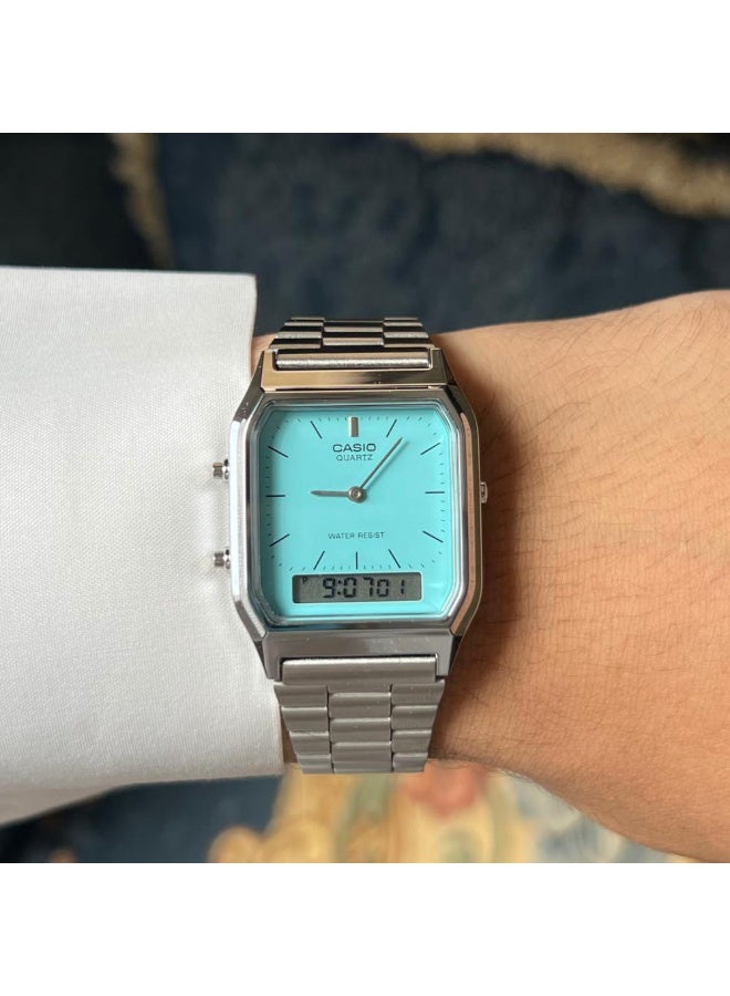 Casio Classic Watch with Stainless Steel Bracelet