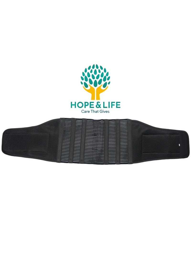 Hope And Life Orthopedic Lumbar Corset With Metal Supports to Support The Lower Back And Relieve Pressure And Strain - Size L  - Image 4