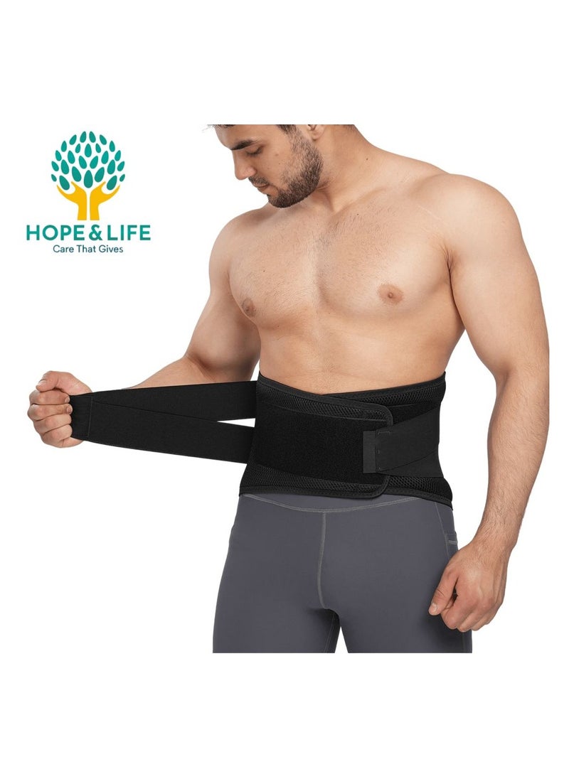 Hope And Life Orthopedic Lumbar Corset With Metal Supports to Support The Lower Back And Relieve Pressure And Strain - Size L  - Image 5