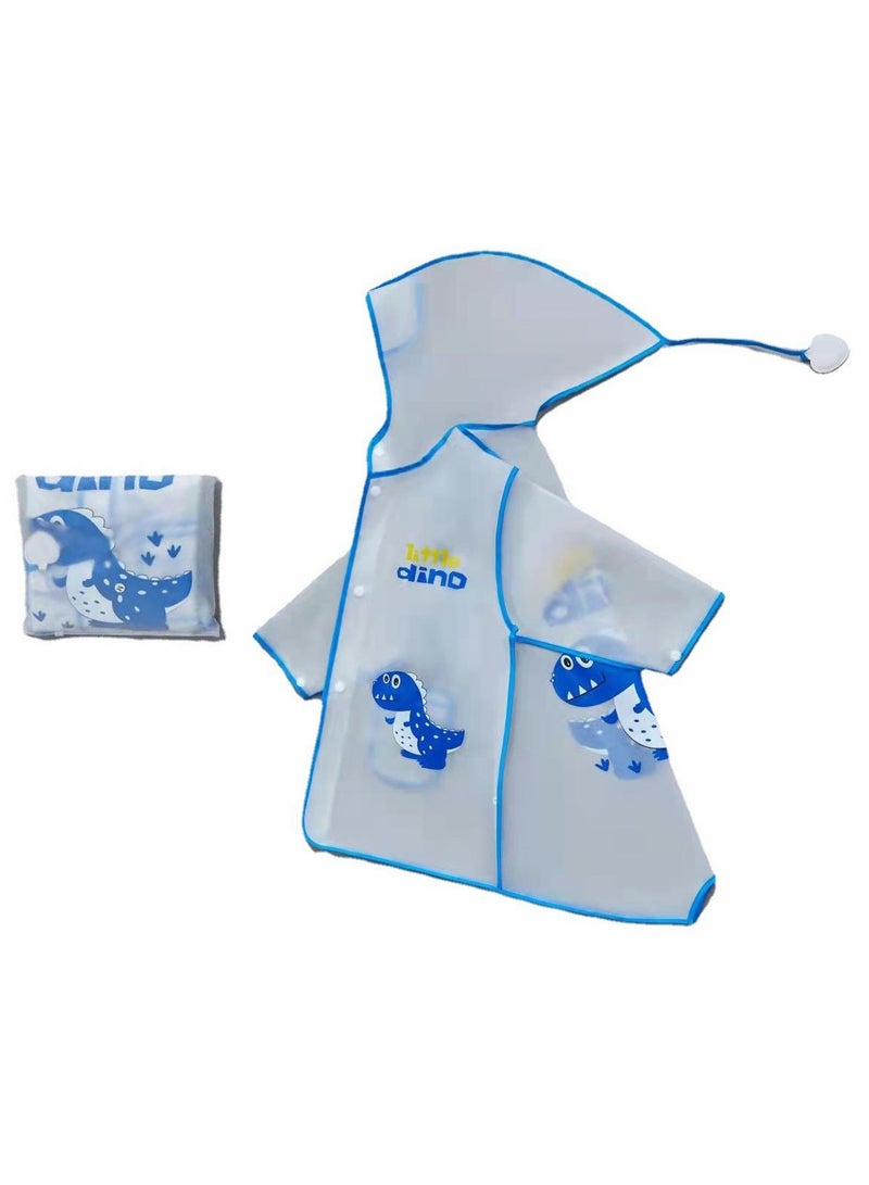 SYOSI Raincoat Poncho Clear EVA Kids Rain Coats, Portable Hooded Poncho Jacket Rain Coat, Quicksand Hood Lightweight Hooded Rain Jacket Poncho Outwear for Girls Toddlers Kids Children - Image 1