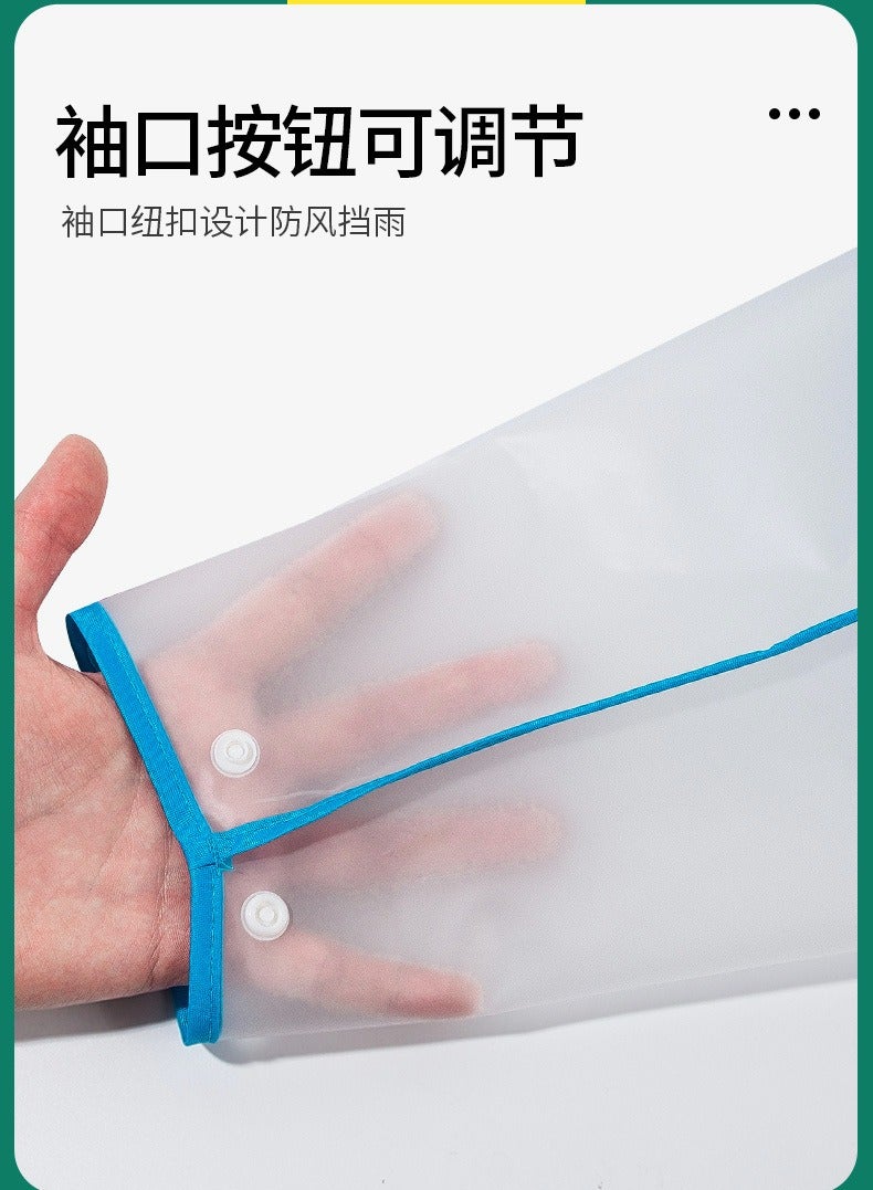 SYOSI Raincoat Poncho Clear EVA Kids Rain Coats, Portable Hooded Poncho Jacket Rain Coat, Quicksand Hood Lightweight Hooded Rain Jacket Poncho Outwear for Girls Toddlers Kids Children - Image 5