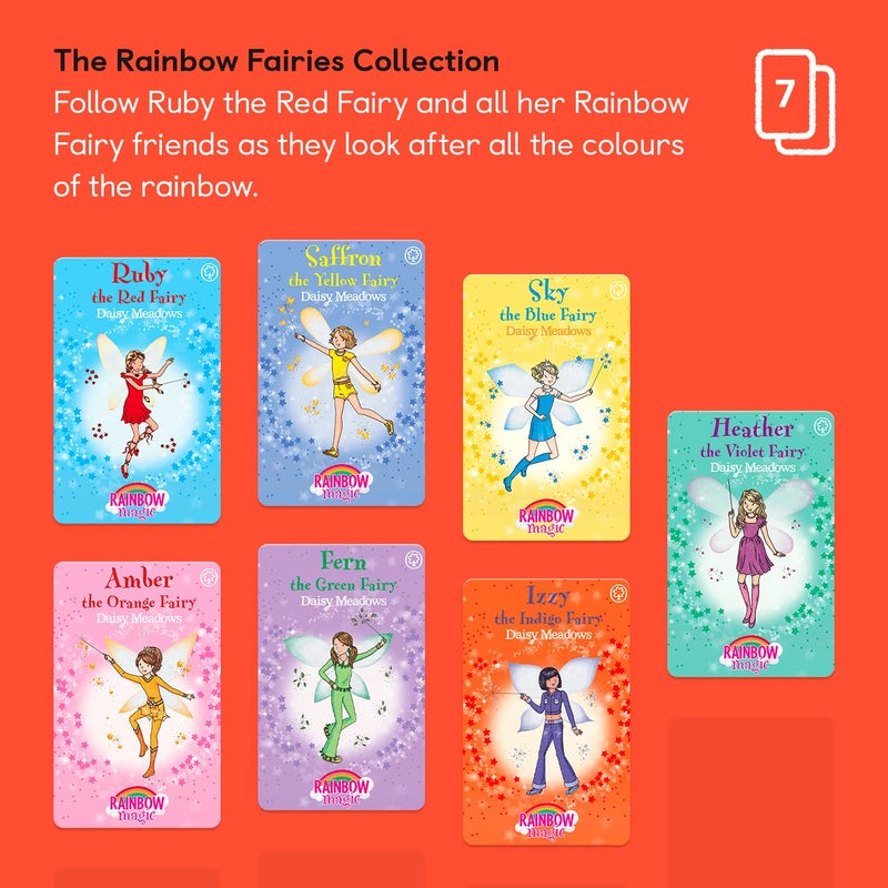 Yoto The Rainbow Fairies Collection by Daisy Meadows – 7 Kids Audio Cards for Use with Yoto Player & Mini All-in-1 Audio Player, Screen-Free Listening with Fun Playtime Bedtime Travel Stories, Ages 5+ - Image 2