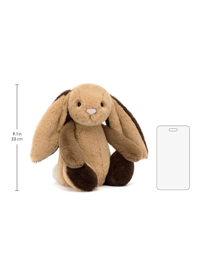 Jellycat Bashful Patchwork Brown Bunny Plush Toy, Ultra Soft Bunny Stuffed Animal for Kids & Babies, Premium Cuddly Rabbit Gift for Nursery, Birthdays & Collectors, 31cm - Image 5