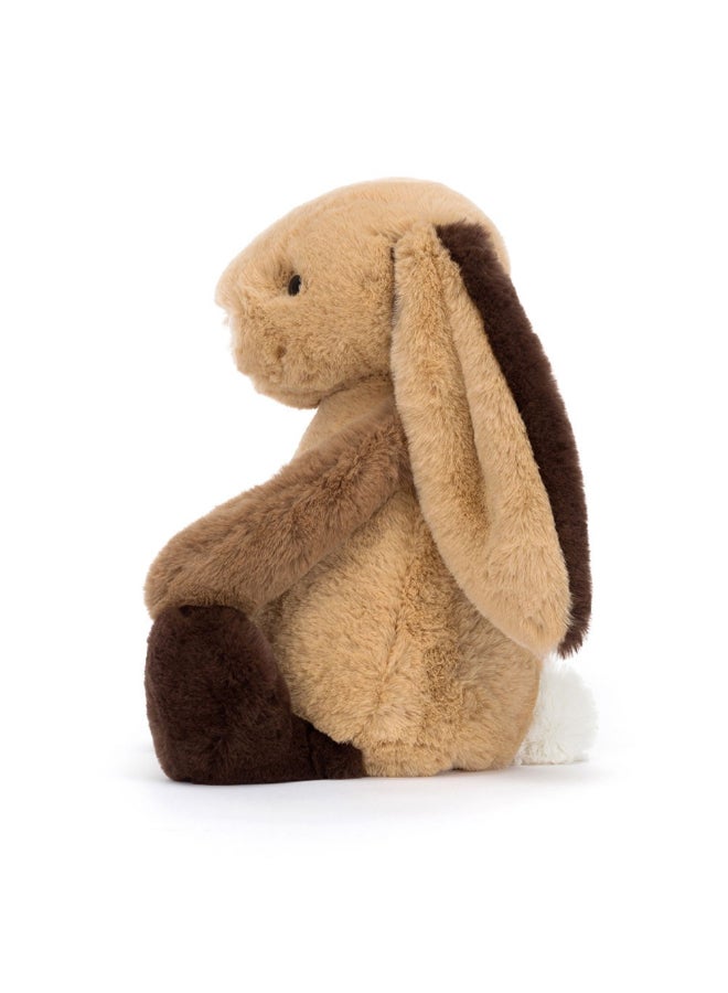 Jellycat Bashful Patchwork Brown Bunny Plush Toy, Ultra Soft Bunny Stuffed Animal for Kids & Babies, Premium Cuddly Rabbit Gift for Nursery, Birthdays & Collectors, 31cm - Image 3