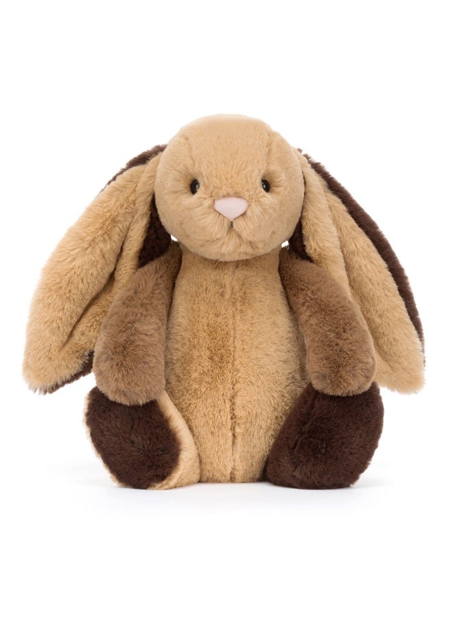 Jellycat Bashful Patchwork Brown Bunny Plush Toy, Ultra Soft Bunny Stuffed Animal for Kids & Babies, Premium Cuddly Rabbit Gift for Nursery, Birthdays & Collectors, 31cm - Image 2