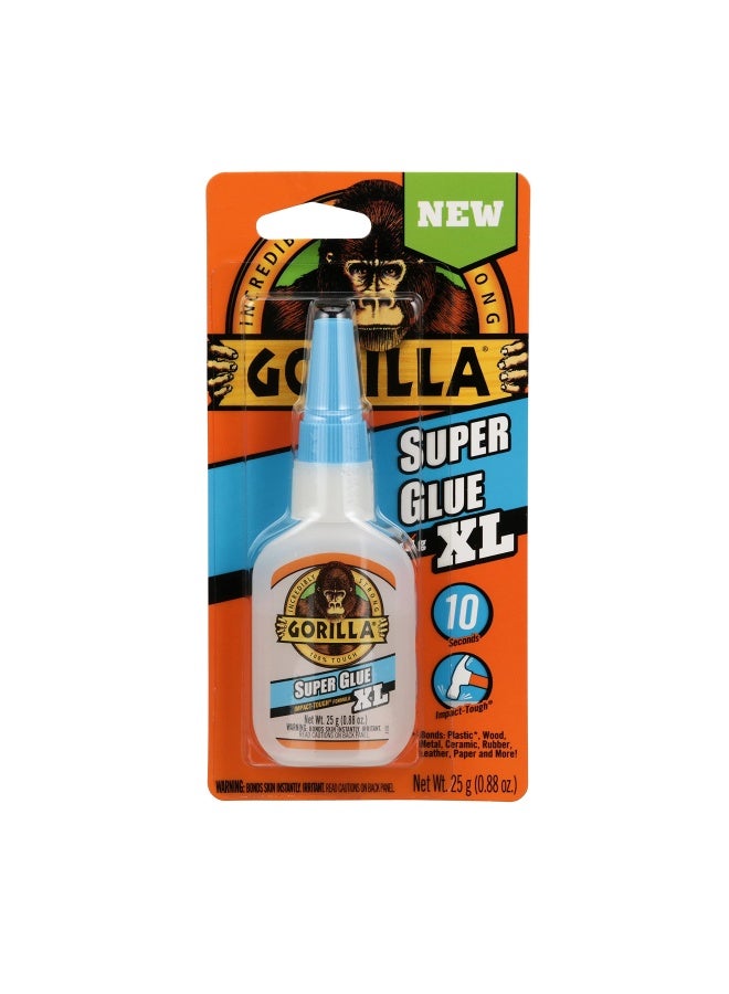 Gorilla Super Glue Xl 25 Gram Clear Pack Of 1 - Image 1