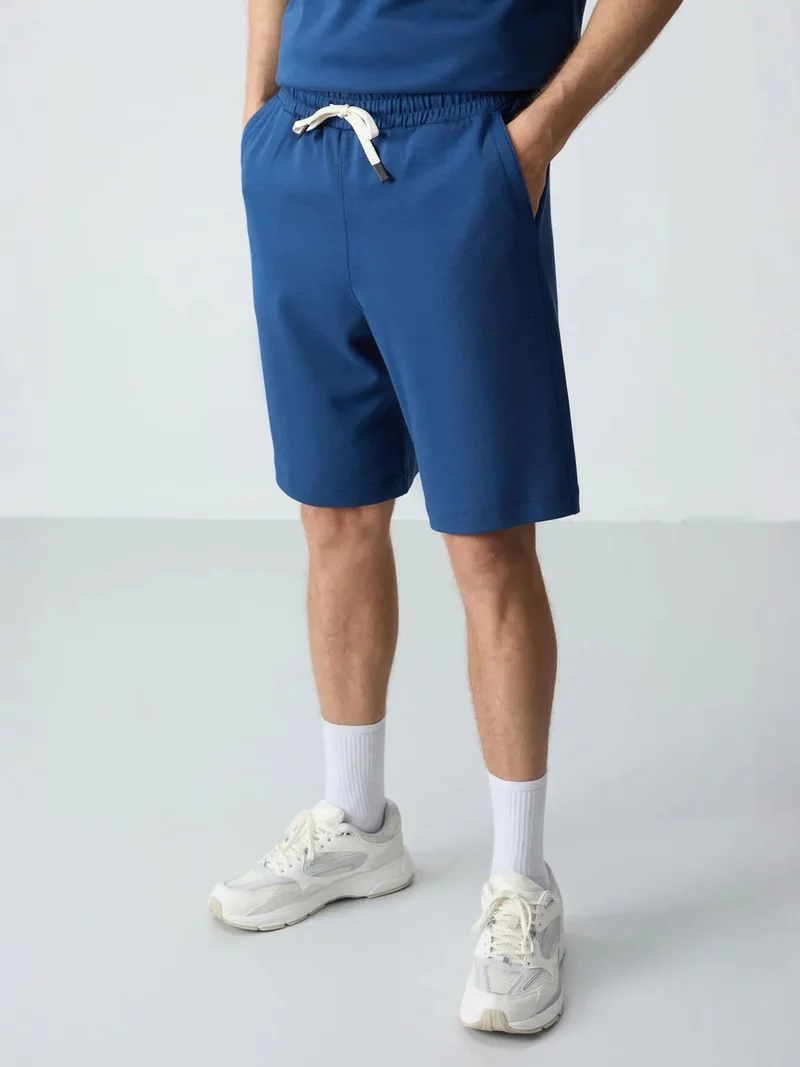 TOMMYLIFE TOMMY Men's Oversized Cotton-Blend T-Shirt And Shorts Set