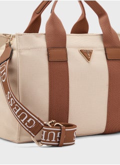 GUESS Canvas Ii Small Tote  - Image 4