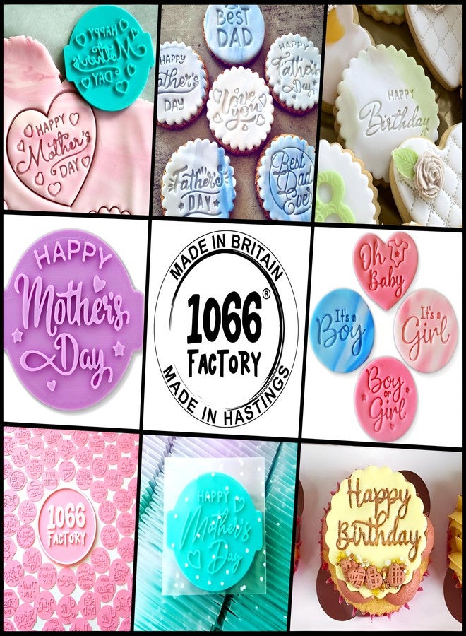 1066 Factory Christmas Elf I'm Back and Footprints (Set of 2) Embosser Stamp for Icing Fondant Frosting Sugar Paste Cupcake Cake Cookie Baking Decoration - Image 5