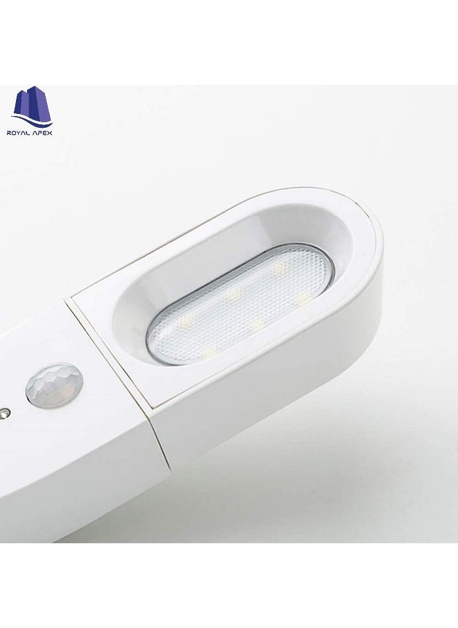 Royal Apex Blue Carbon Motion Sensor Night Light Usb Rechargeable Led Rotatable Lights Bedside Lamp Handheld Cordless Battery-Powered Flashlight Stick-Anywhere Wall Light For Bedroom Stairs Etc.  - Image 5