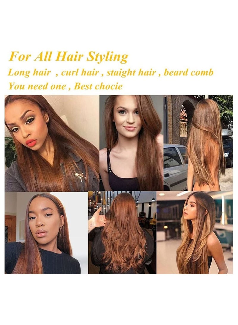 Hair Straightener Flat Irons Straightening Brush Hot Heating Comb Hair Straight Styler Corrugation Curling Iron Hair Curler Comb - Image 5