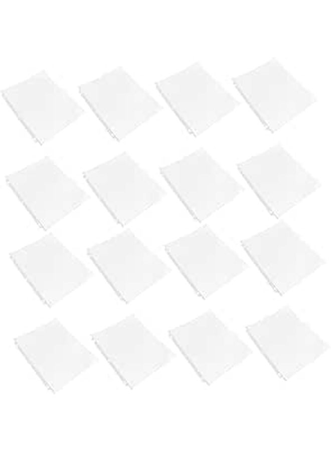 50 Clear Plastic Binder Sleeves Document Protectors for Ring Binders Transparent Sheet Storage - Image 1