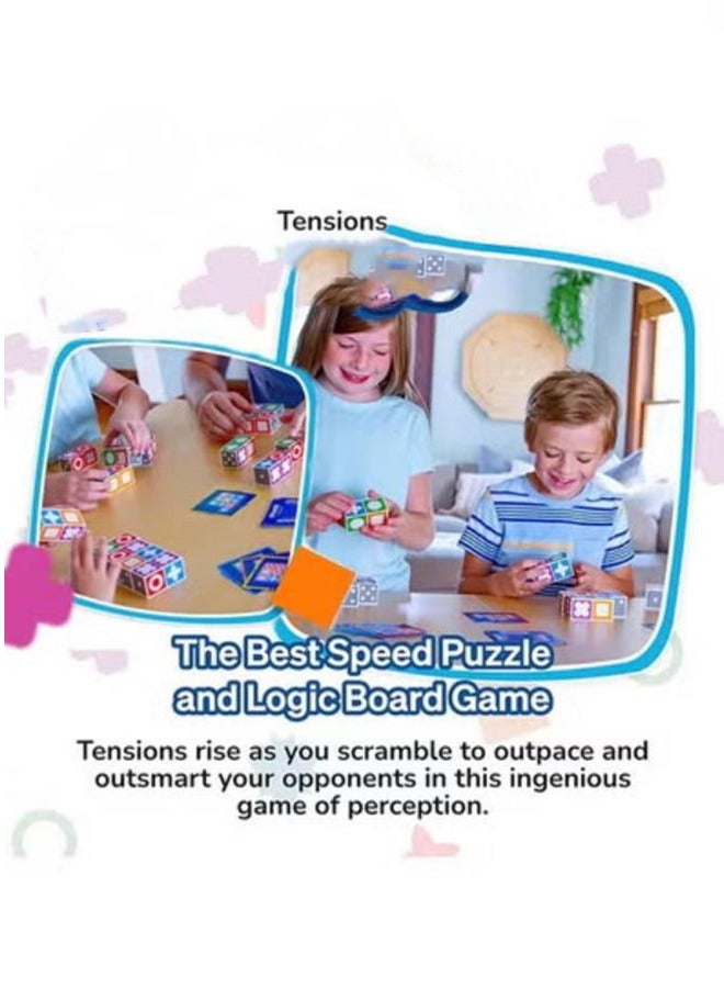 Arabest Pattern Matching Puzzle Game Toy Match Madness Brain Teasers Board Games Toys Travel Games For Ages 7 and up, Fun for Adults and Family  - Image 2