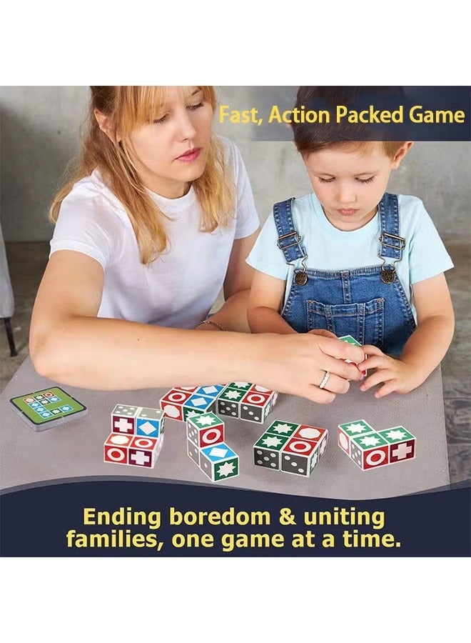 Arabest Pattern Matching Puzzle Game Toy Match Madness Brain Teasers Board Games Toys Travel Games For Ages 7 and up, Fun for Adults and Family  - Image 4